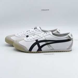 NEW Size 13 Men's Onitsuka Tiger Mexico 66 Leather Sneakers DL408-0190 White